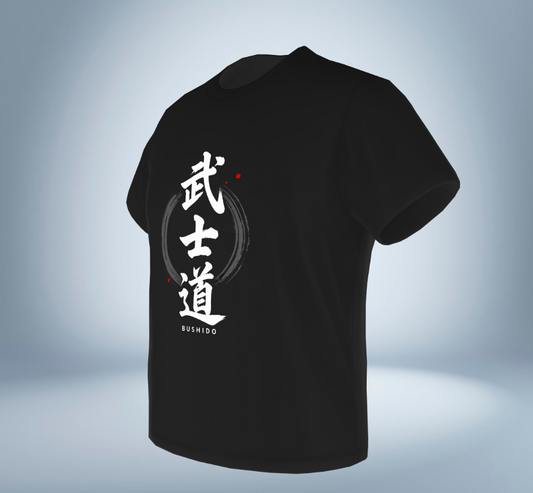 KANJI Collection – 武士道 BUSHIDO T-Shirt(Black)Original Tokyo Treasures Japan
