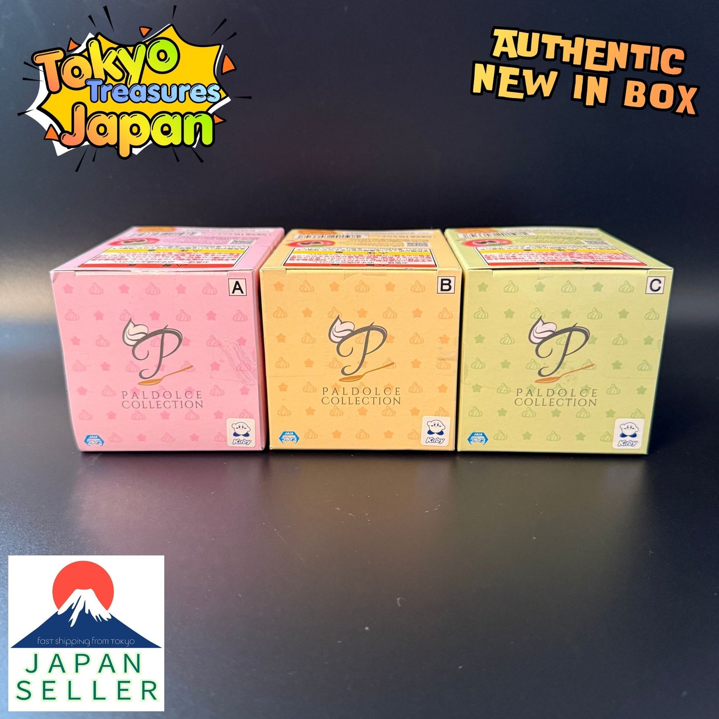 Kirby Paldolce Collection Vol. 7 (Set of 3) Authentic Japan Anime Banpresto