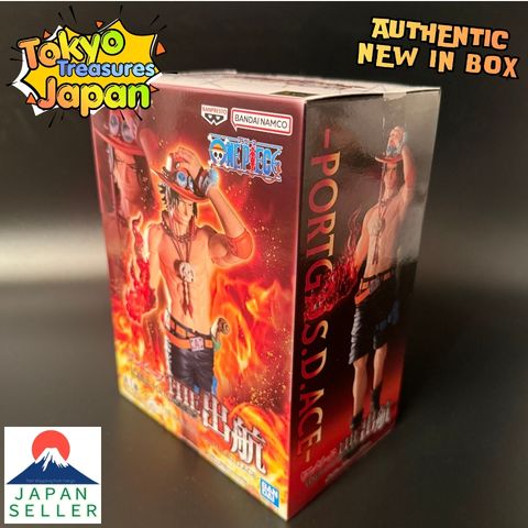 One Piece THE Departure LOGIA -PORTGAS.D.ACE-Authentic Japan Banpresto