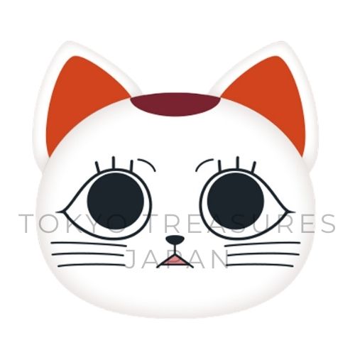 TV Anime "Dandadan" Platinum Zakka Face Cushion Turbo Babaa (Lucky Cat)