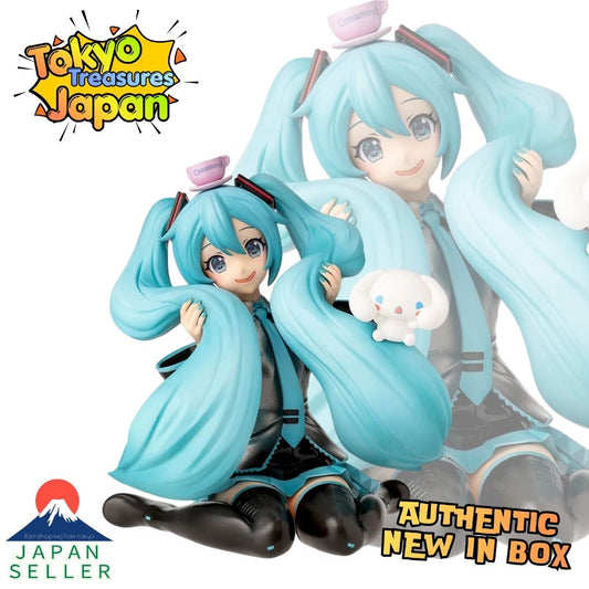 Hatsune Miku x Cinnamoroll Chokonose Premium Figure - Fluffy Ver. Authentic