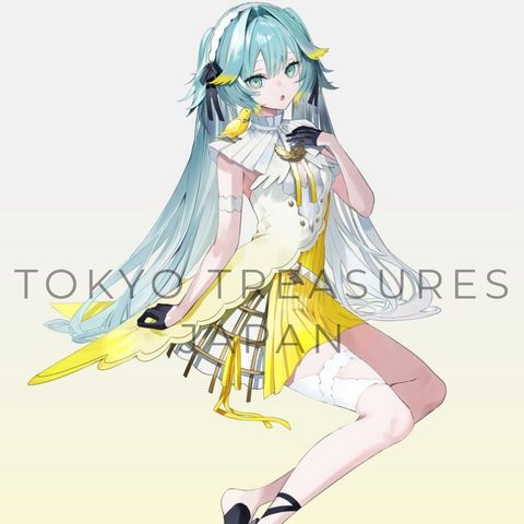 Hatsune Miku Noodle Stopper Figure-Canary Authentic Japan Taito