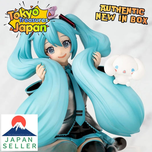 Hatsune Miku x Cinnamoroll Chokonose Premium Figure - Fluffy Ver. Authentic