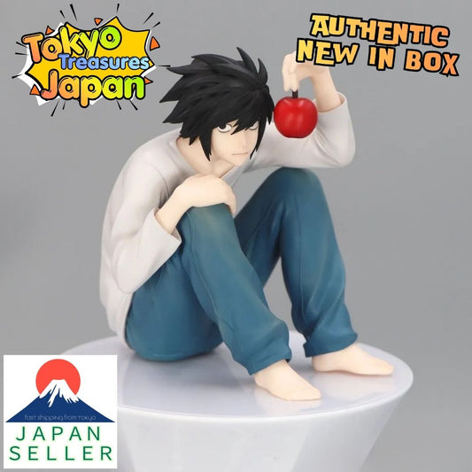 "DEATH NOTE" Noodle Stopper Figure - L -Authentic Japan Anime FuRyu