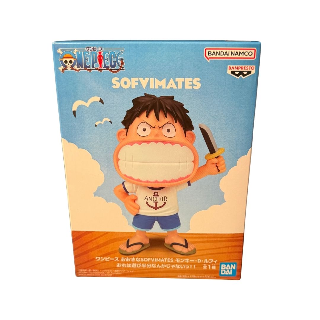 One Piece Big SOFVIMATES Monkey D. Luffy "I'm not just playing around!!"