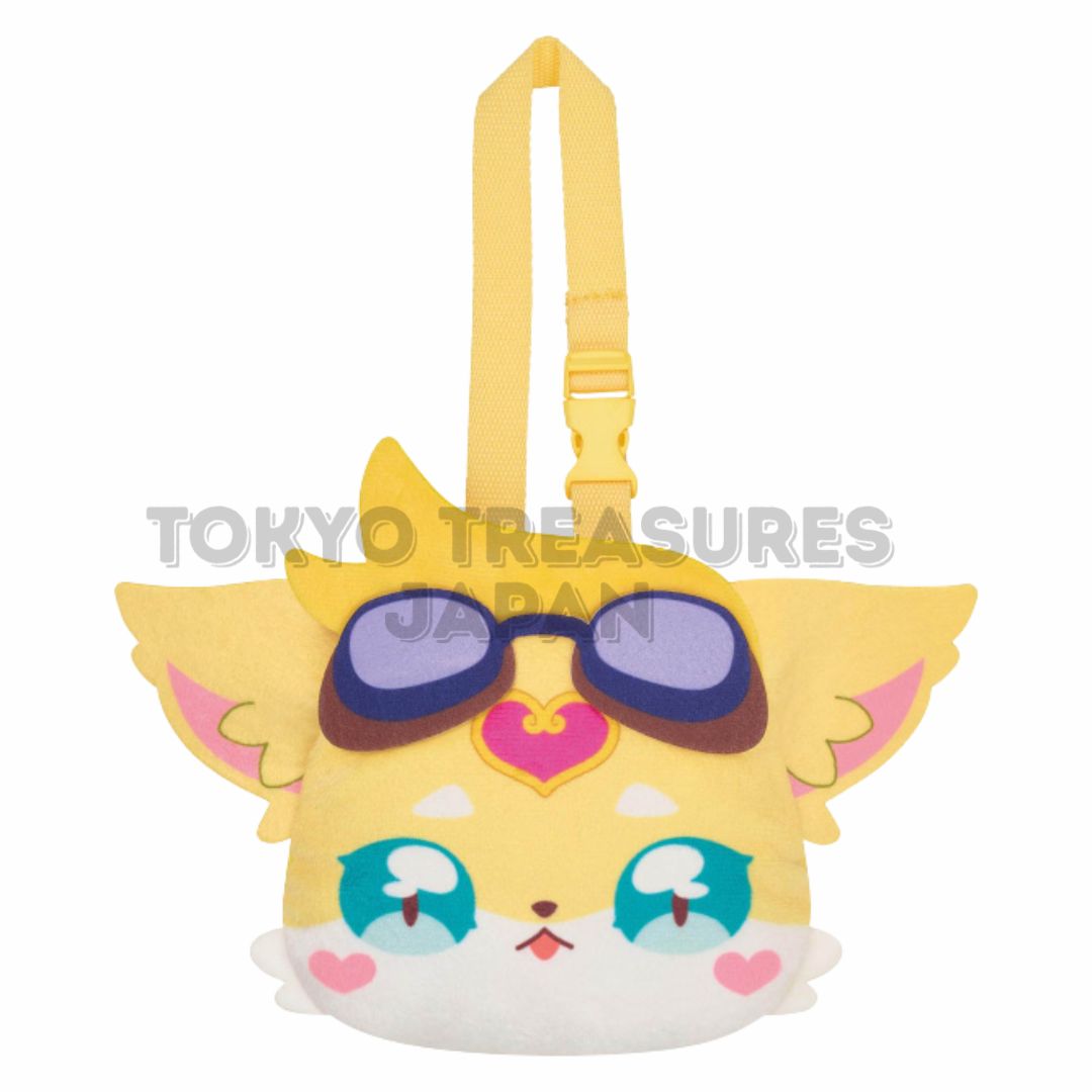 Detective Precure! Strap-Attached Face-Shaped Plush Pouch Jet-senpai