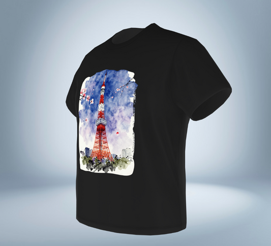 Tokyo Spring Memories Graphic T-Shirt(Black)Original Tokyo Treasures Japan
