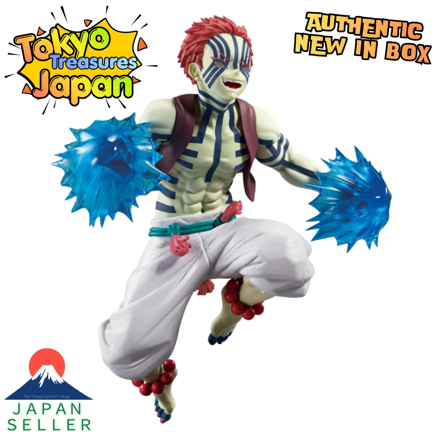 Demon Slayer: Kimetsu no Yaiba VIBRATION STARS PLUS-Akaza-Authentic Japan