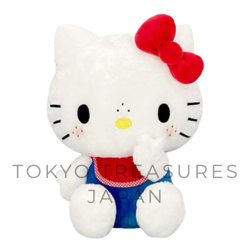 Monchhichi x Hello Kitty Matching Big Plush Toy Hello Kitty Authentic Japan Taito