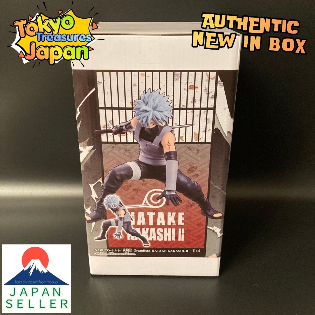 NARUTO Shippuden Grandista -HATAKE KAKASHI- II Authentic Japan Banpresto