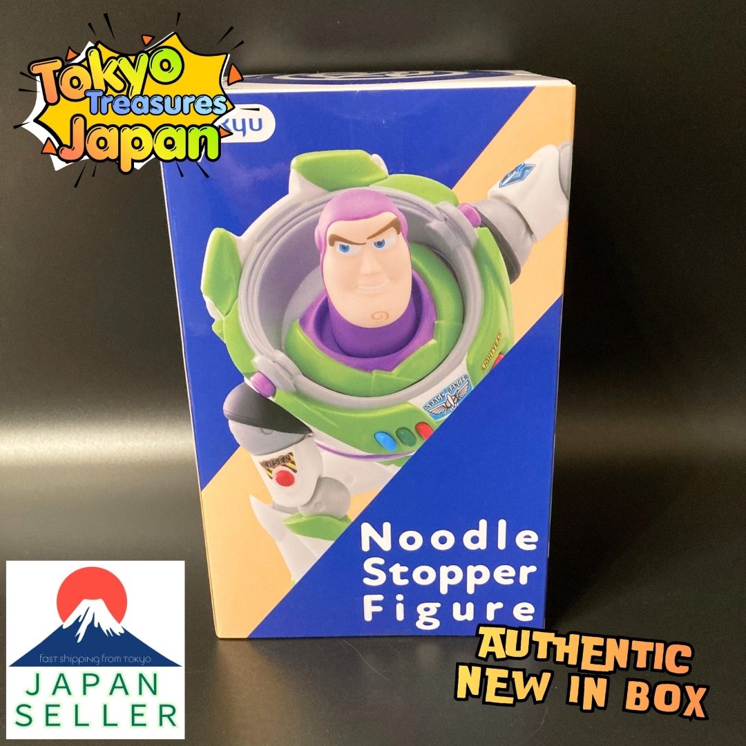 Disney Toy Story Noodle Stopper Figure: Buzz Lightyear Authentic Japanese FuRyu