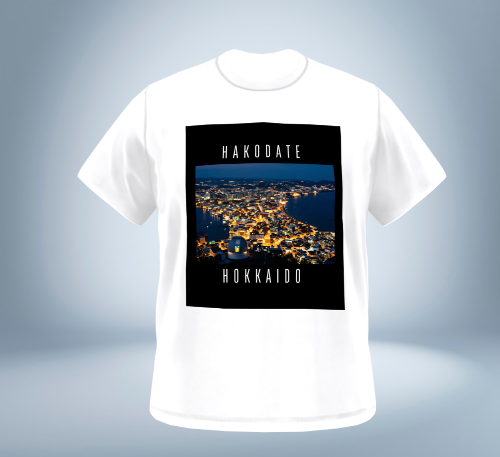 Hakodate - Hokkaido T-Shirt（White）Tokyo Treasures Japan