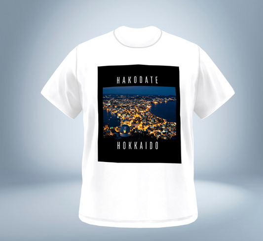 Hakodate - Hokkaido T-Shirt（White）Tokyo Treasures Japan