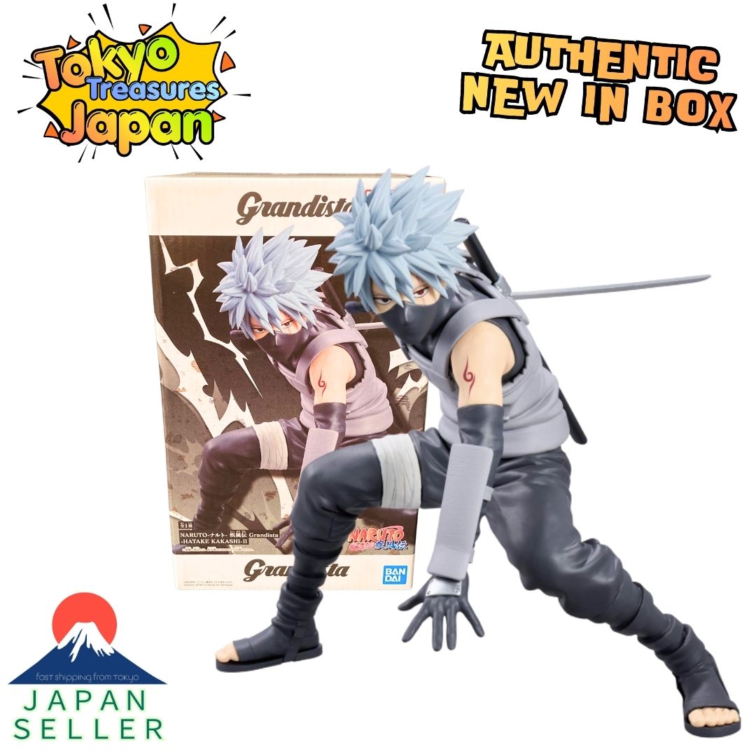 NARUTO Shippuden Grandista -HATAKE KAKASHI- II Authentic Japan Banpresto