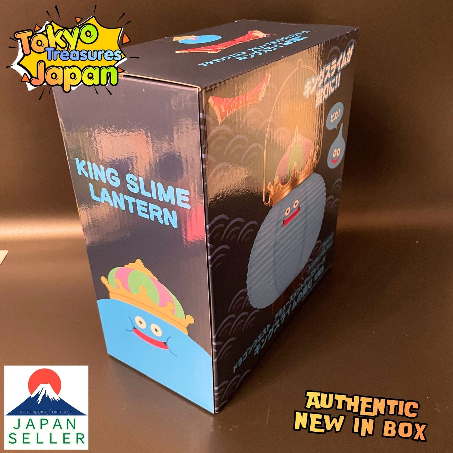 Dragon Quest AM King Slime Paper Lantern Authentic Japanese Taito