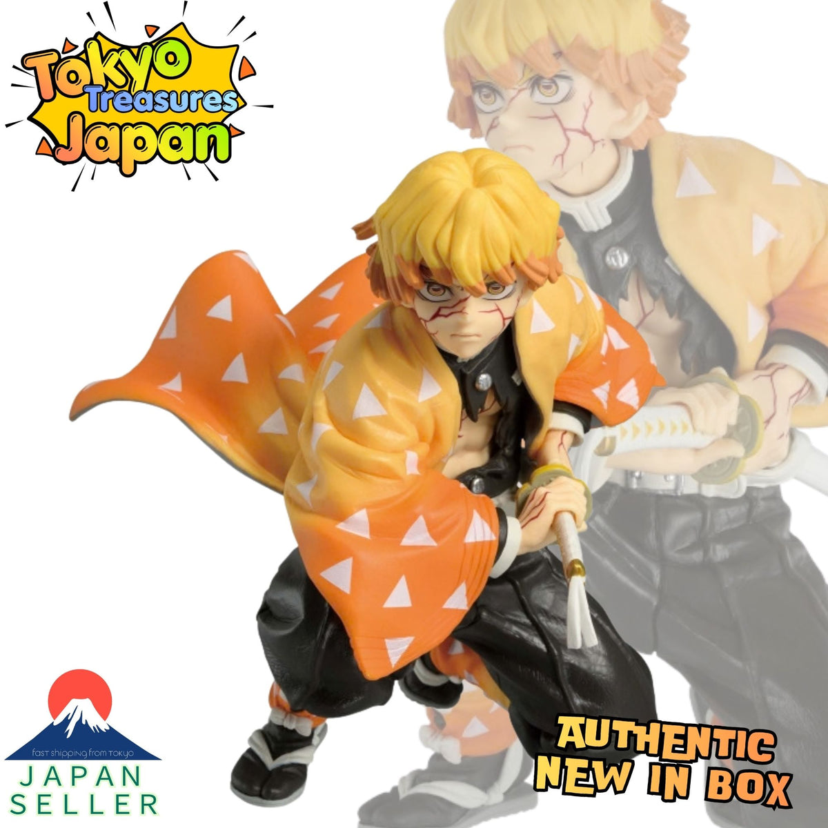 Demon Slayer: Kimetsu no Yaiba - MAXIMATIC Zenitsu Agatsuma Figure Authentic