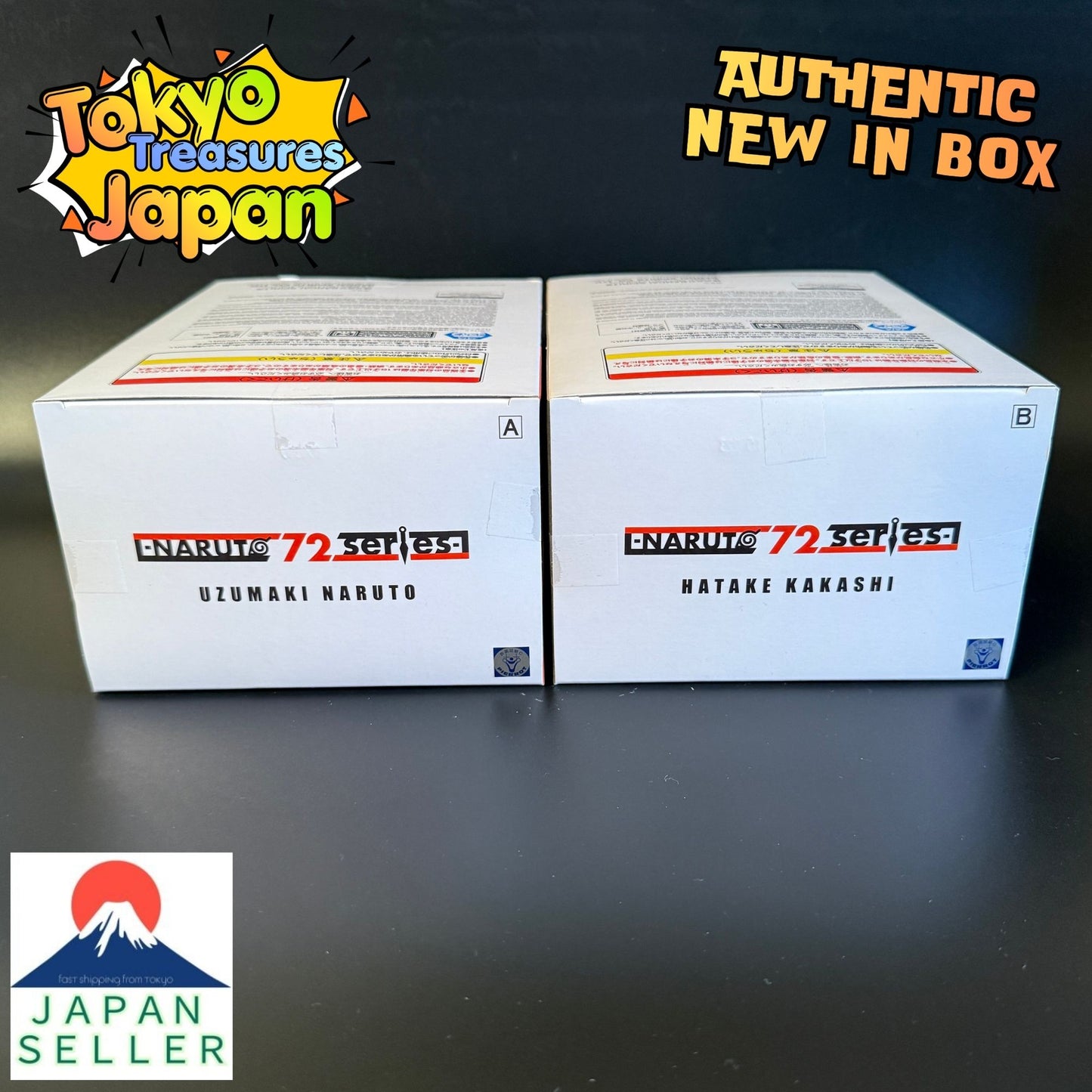 -NARUTO 72 series- 03 Uzumaki Naruto & Hatake Kakashi [Set of 2]