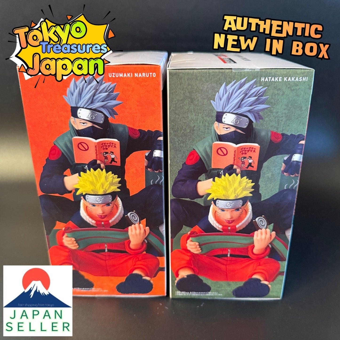 -NARUTO 72 series- 03 Uzumaki Naruto & Hatake Kakashi [Set of 2]