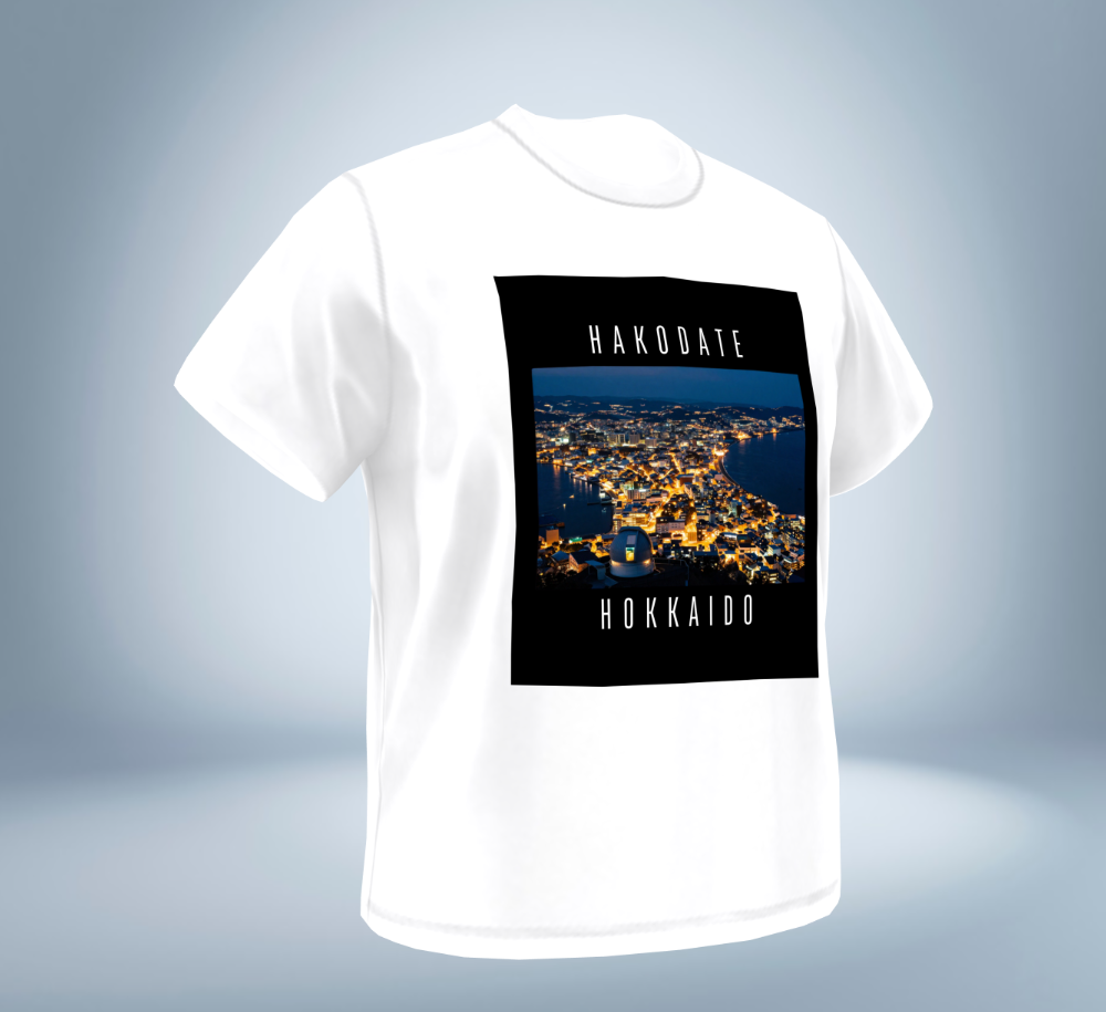 Hakodate - Hokkaido T-Shirt（White）Tokyo Treasures Japan