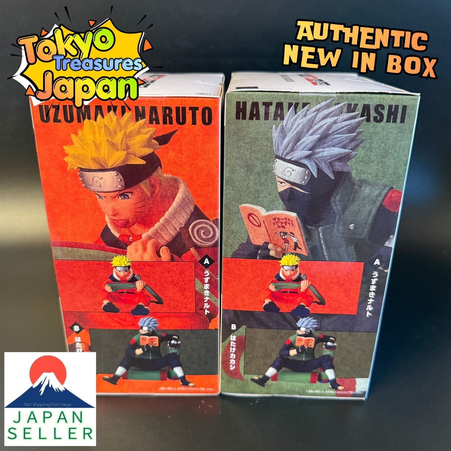 -NARUTO 72 series- 03 Uzumaki Naruto & Hatake Kakashi [Set of 2]