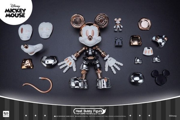 HeatBoys HB0076 Gold Limited Edition Mickey Mouse Alloy Articulated Figure (Disney)