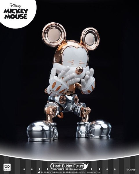 HeatBoys HB0076 Gold Limited Edition Mickey Mouse Alloy Articulated Figure (Disney)