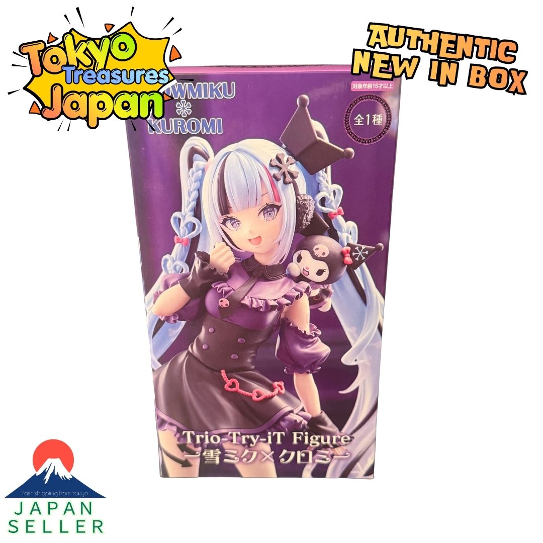 Trio-Try-iT Figure-Snow Miku x Chromy- Figure Official Authentic Japan Anime Taito