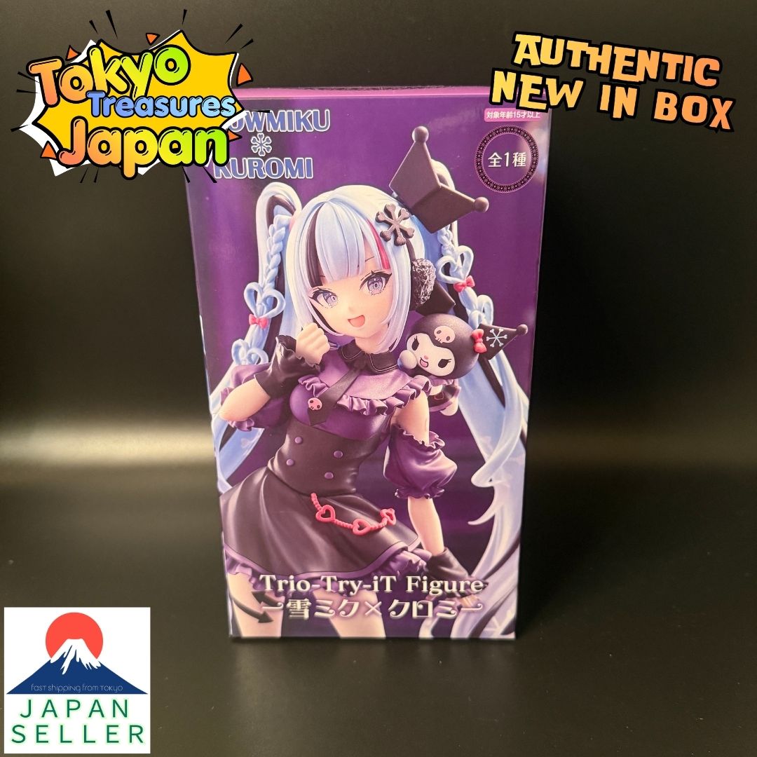 Trio-Try-iT Figure-Snow Miku x Chromy- Figure Official Authentic Japan Anime Taito