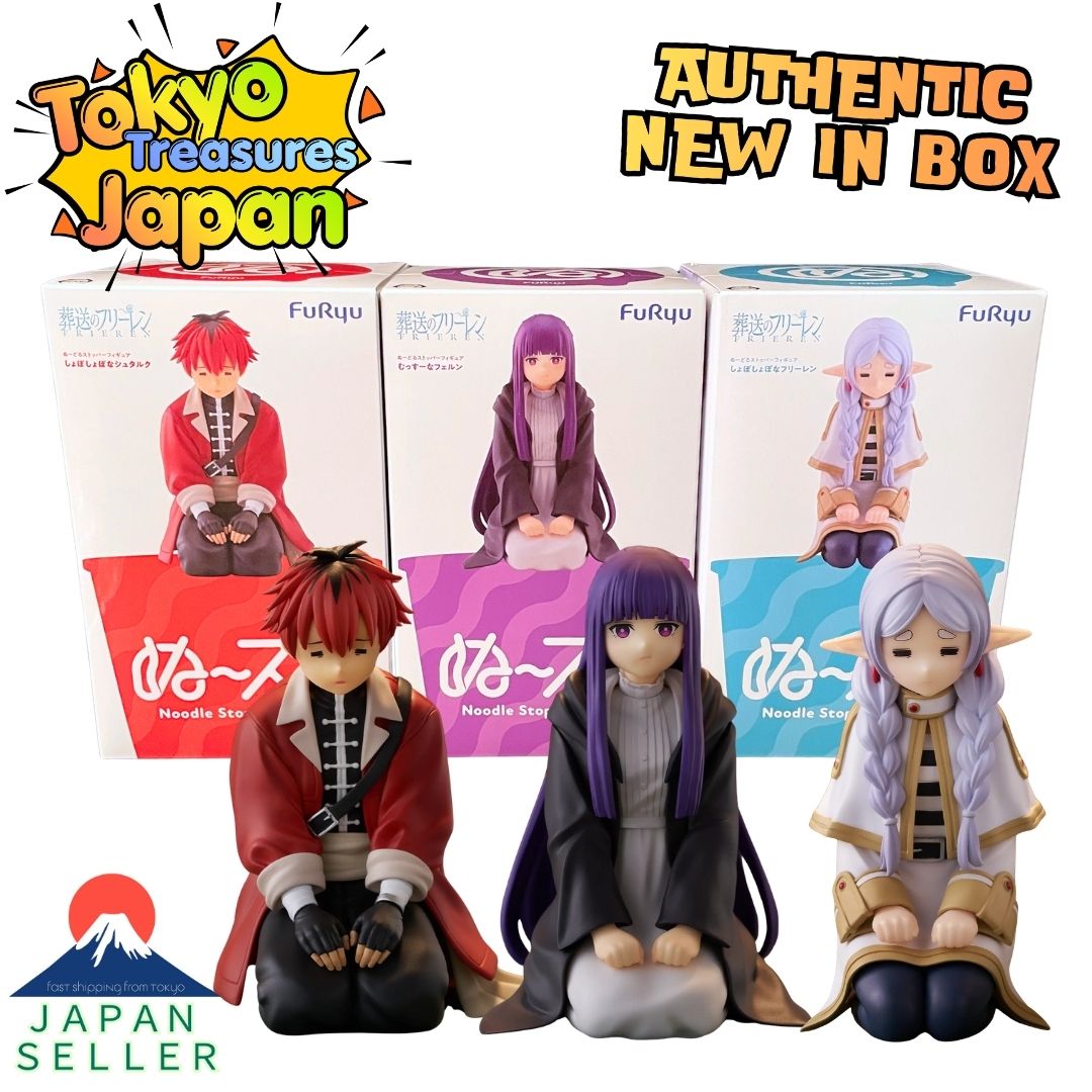 Frieren: Beyond Journey's End - Noodle Stopper Figure: Frieren, Fern, Stark (Set of 3)