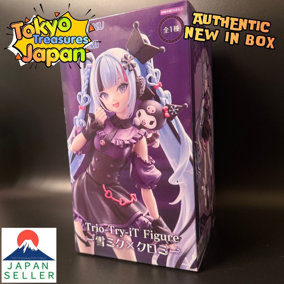 Trio-Try-iT Figure-Snow Miku x Chromy- Figure Official Authentic Japan Anime Taito