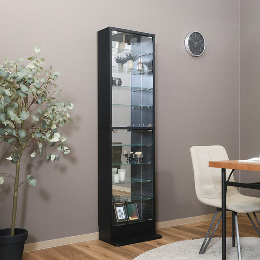 コレクションラック TOR ハイタイプミラー付き（BK）| Collection rack TOR High type with mirror
