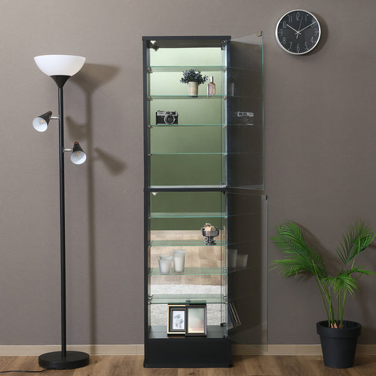 コレクションラック TOR ハイタイプミラー付き（BK）| Collection rack TOR High type with mirror