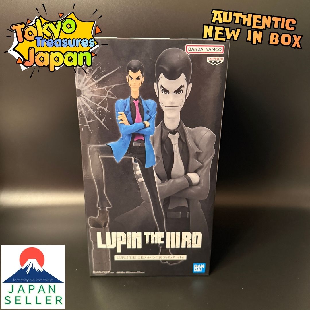 LUPIN THE ⅢRD Lupin III Figure Authentic Japan Anime Banpresto