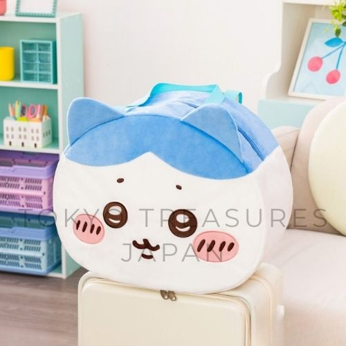 Chiikawa Face Big Boston Bag① (Hachiware) Official Authentic Japan Anime