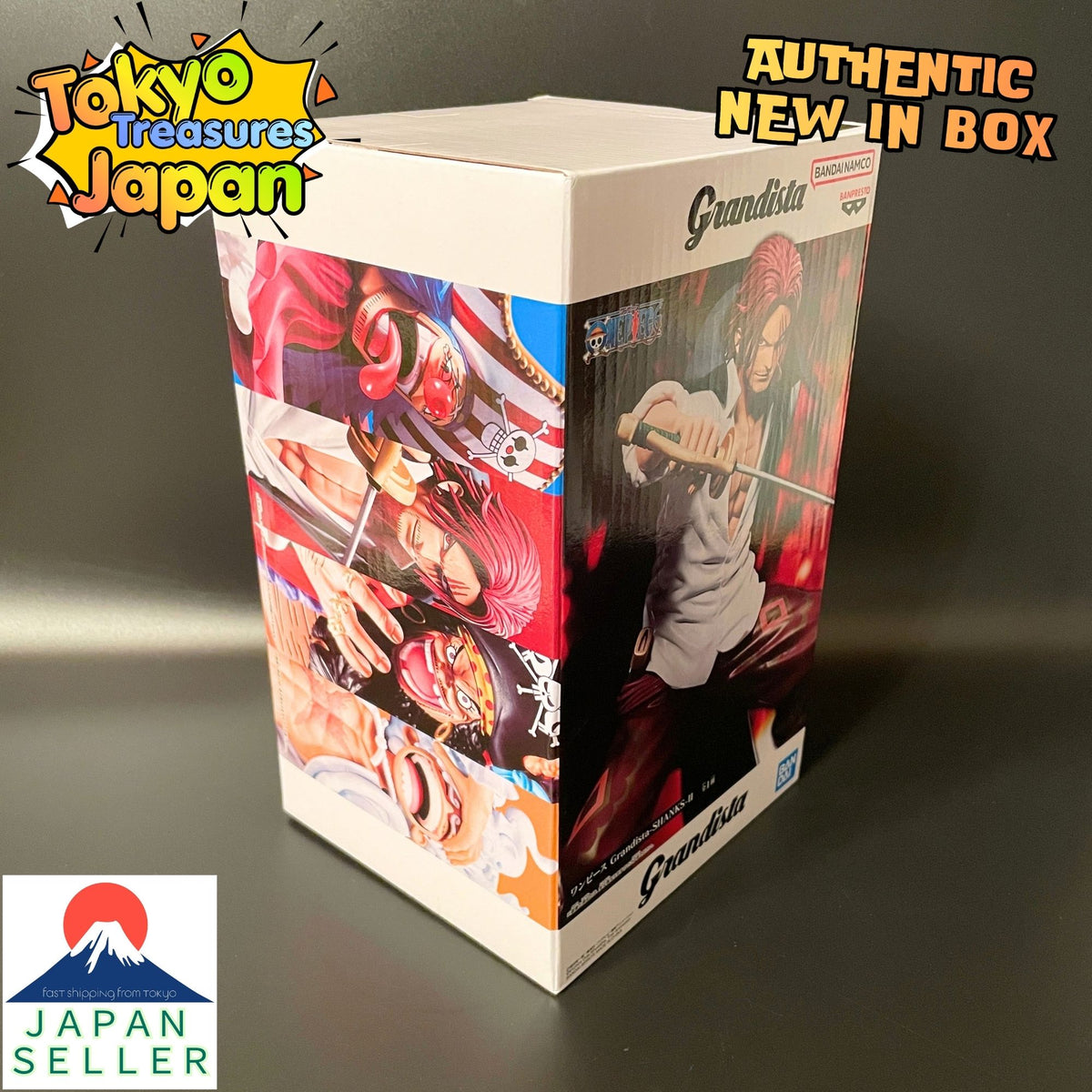 One Piece Grandista -SHANKS- II Figure Authentic Japanese Banpresto