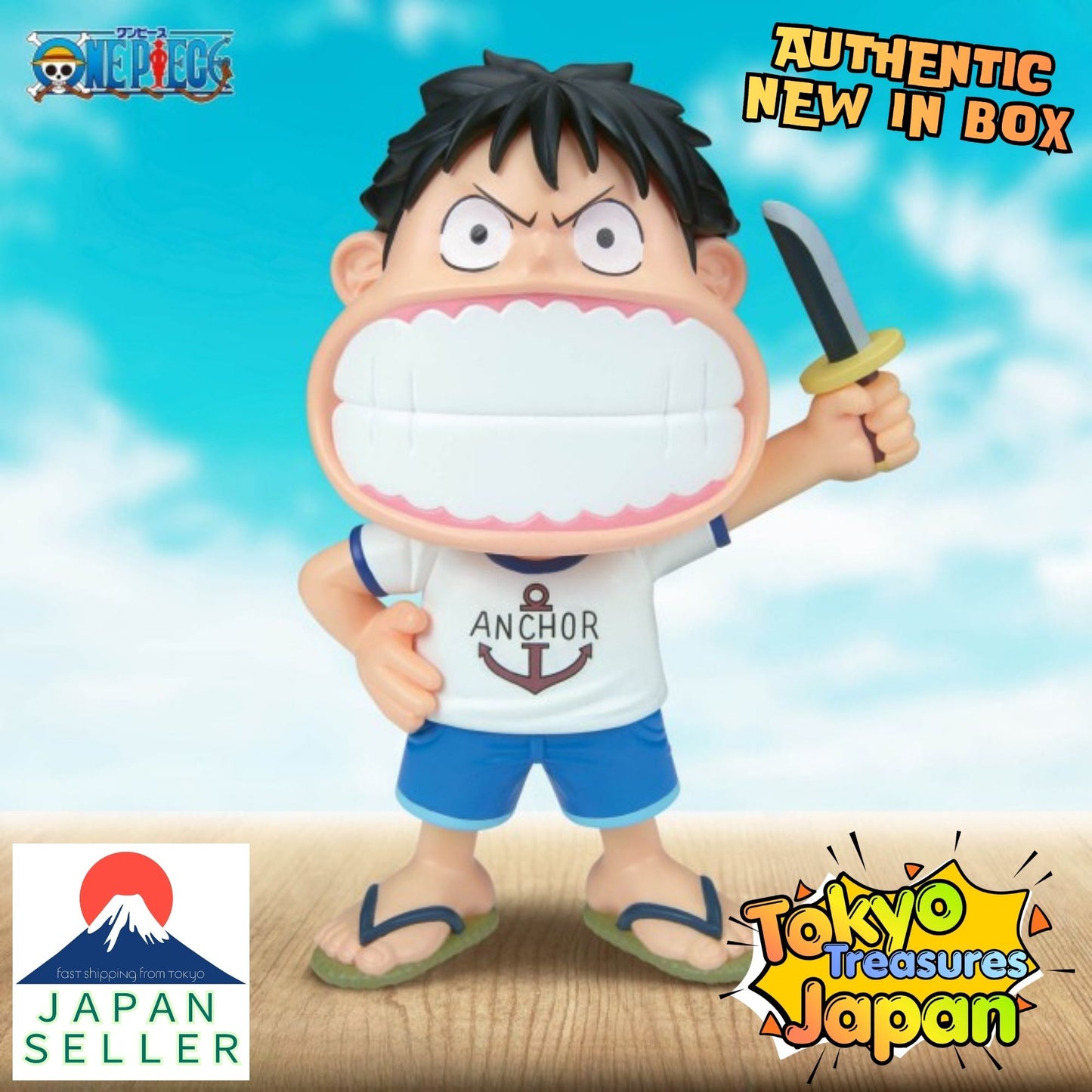 One Piece Big SOFVIMATES Monkey D. Luffy "I'm not just playing around!!"