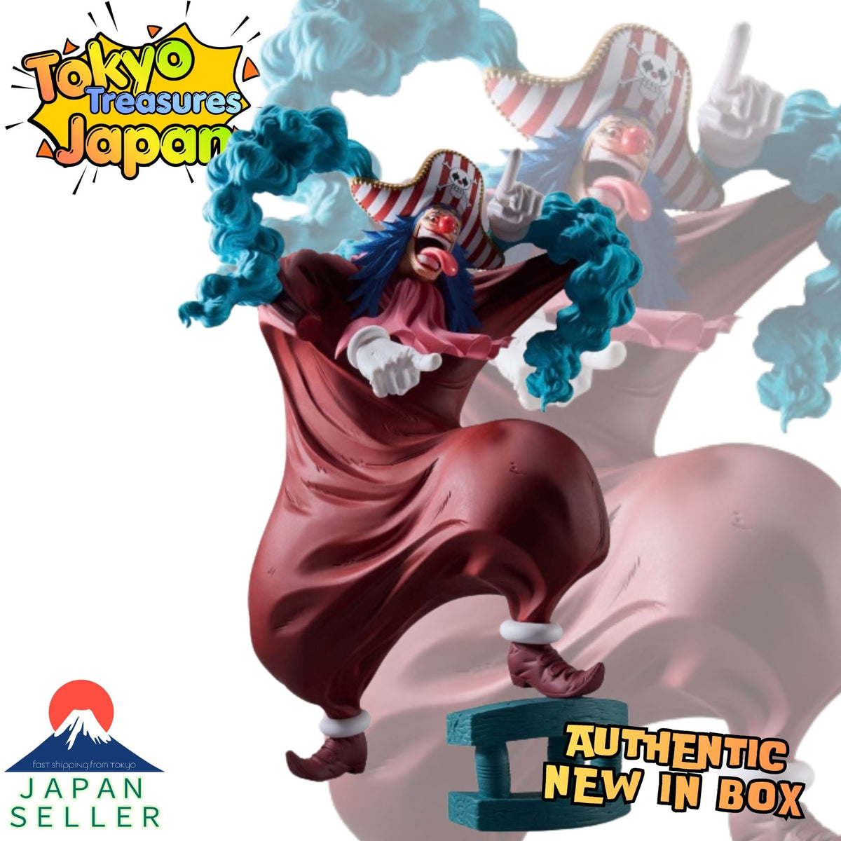 One Piece Grandista - BUGGY - Figure Authentic Japanese Banpresto
