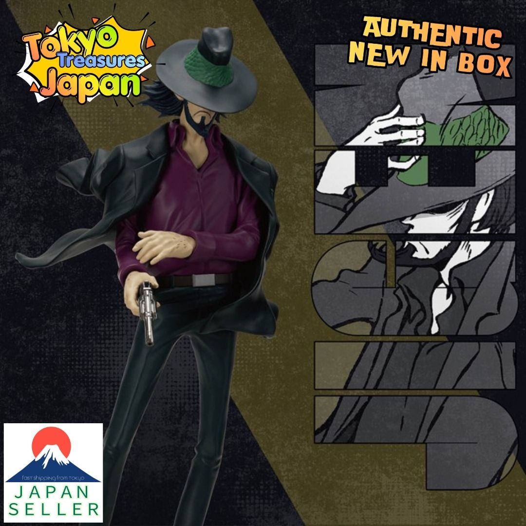 LUPIN THE ⅢRD Daisuke Jigen Figure Authentic Japan Anime Banpresto