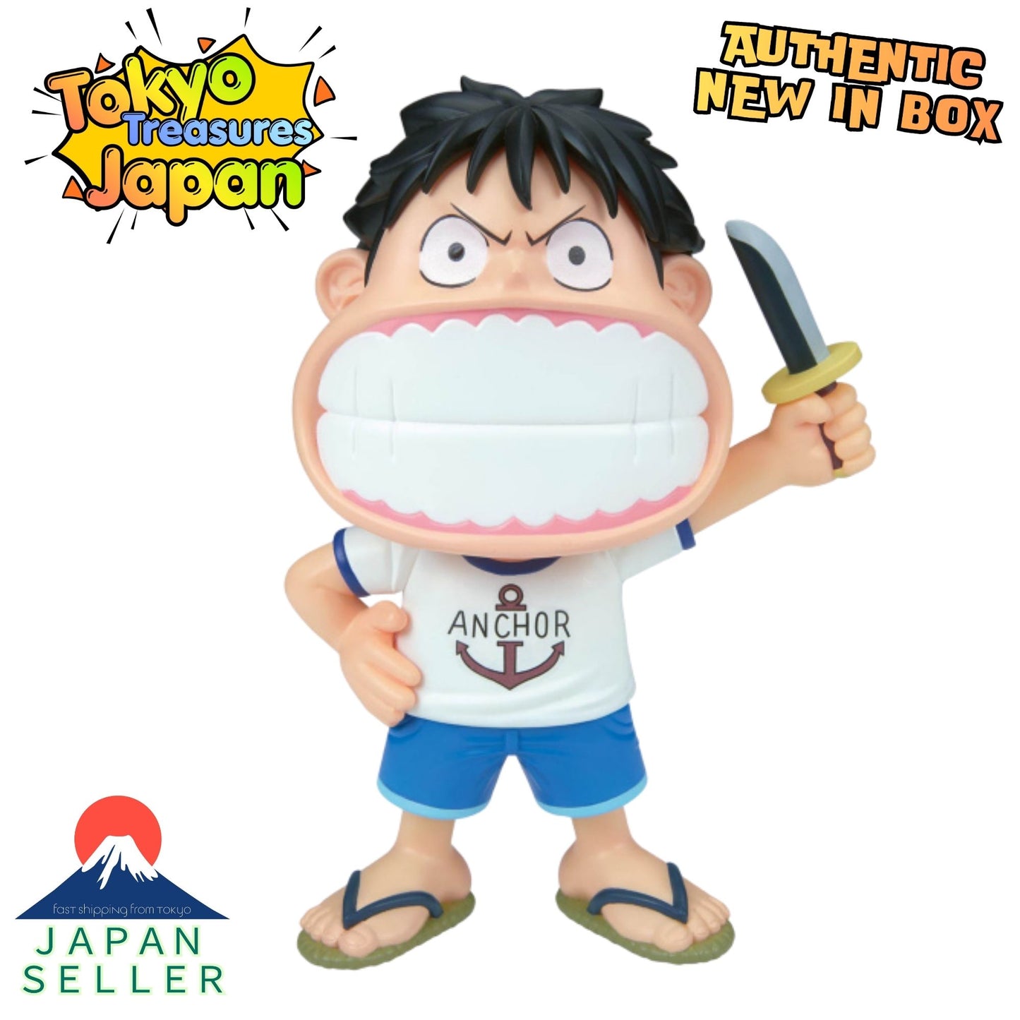 One Piece Big SOFVIMATES Monkey D. Luffy "I'm not just playing around!!"