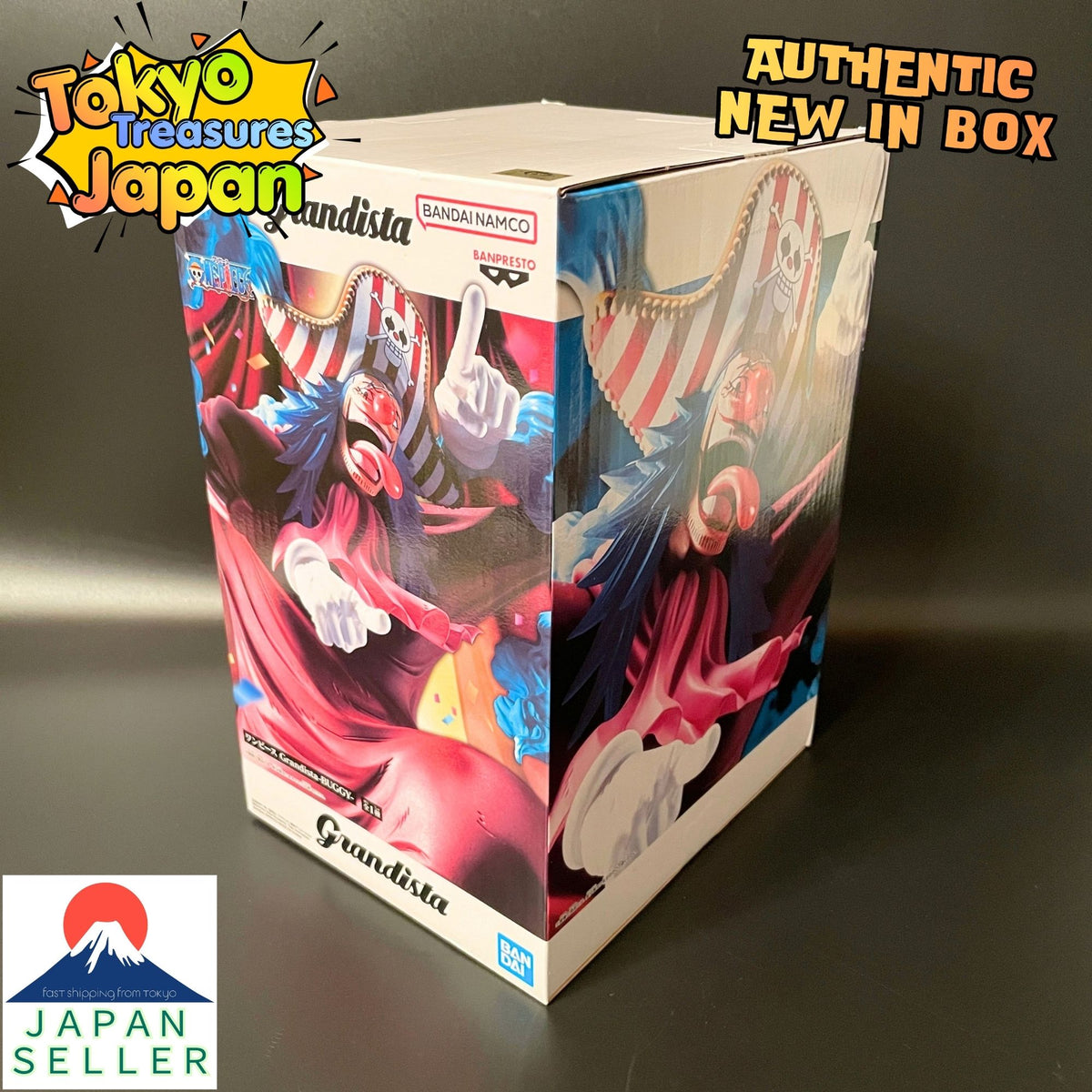 One Piece Grandista - BUGGY - Figure Authentic Japanese Banpresto