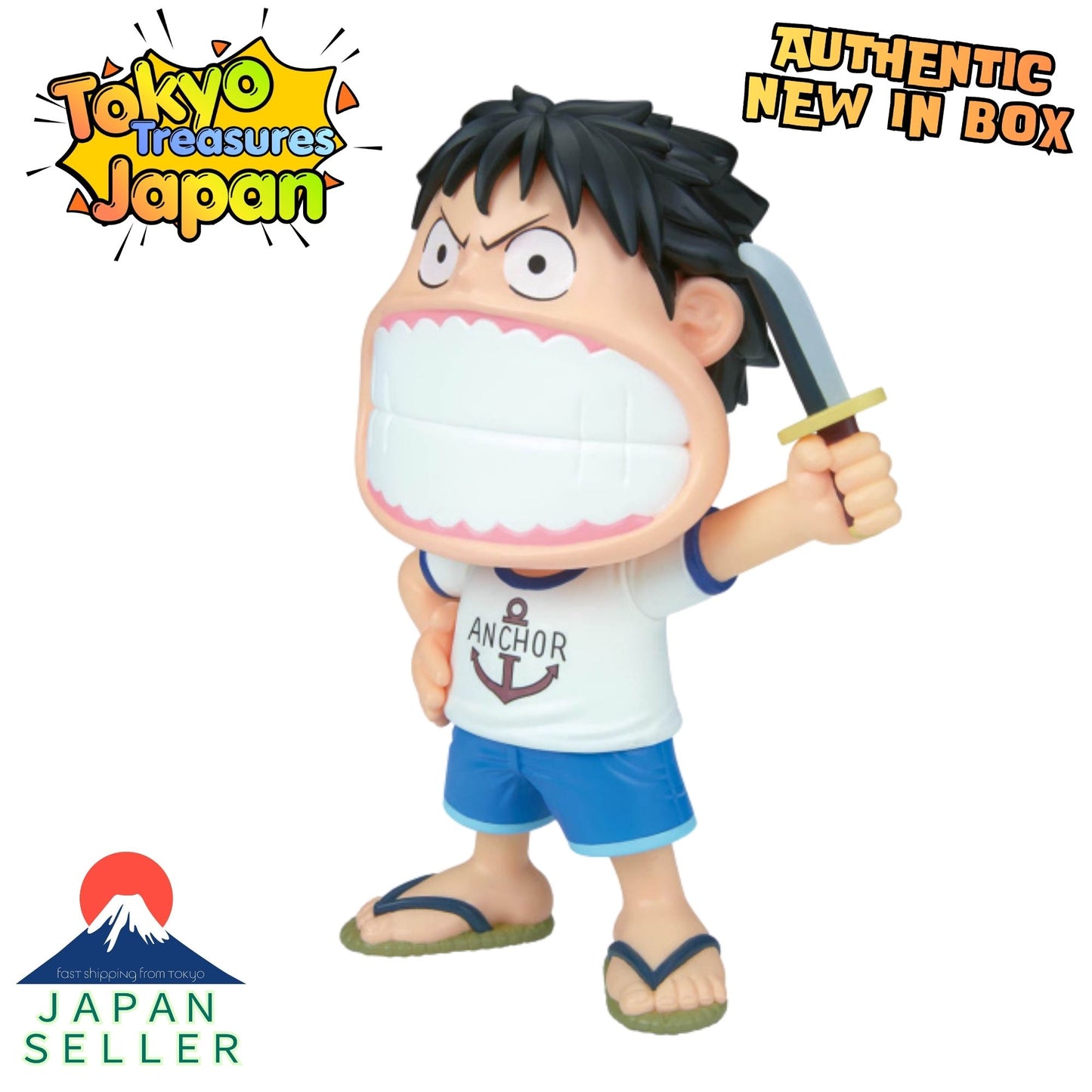 One Piece Big SOFVIMATES Monkey D. Luffy "I'm not just playing around!!"