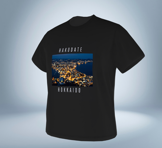 Hakodate - Hokkaido T-Shirt（Black）Tokyo Treasures Japan