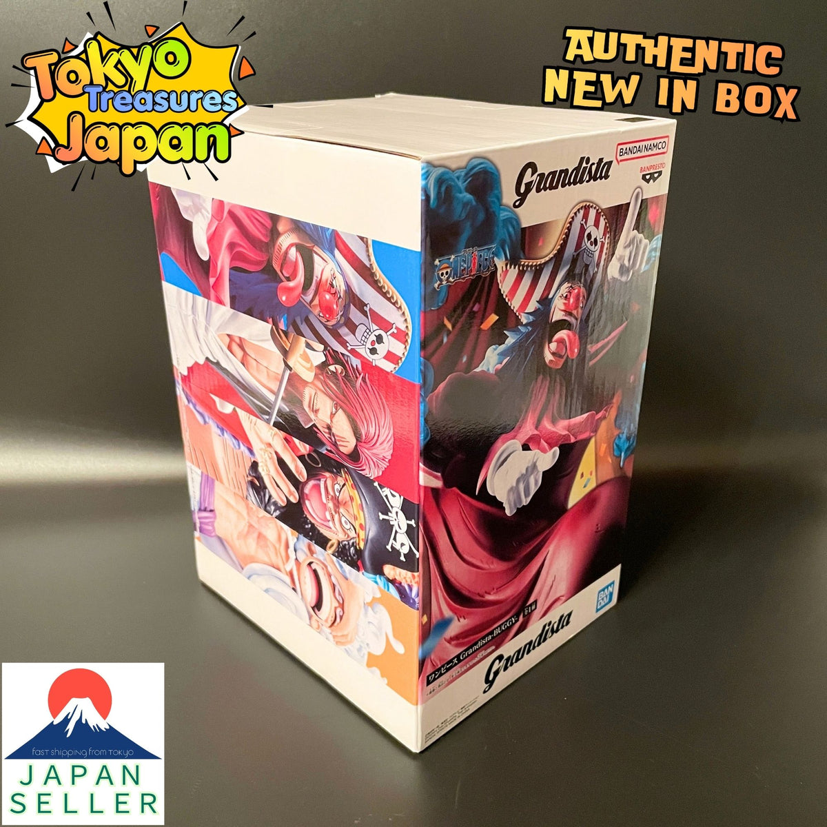 One Piece Grandista - BUGGY - Figure Authentic Japanese Banpresto