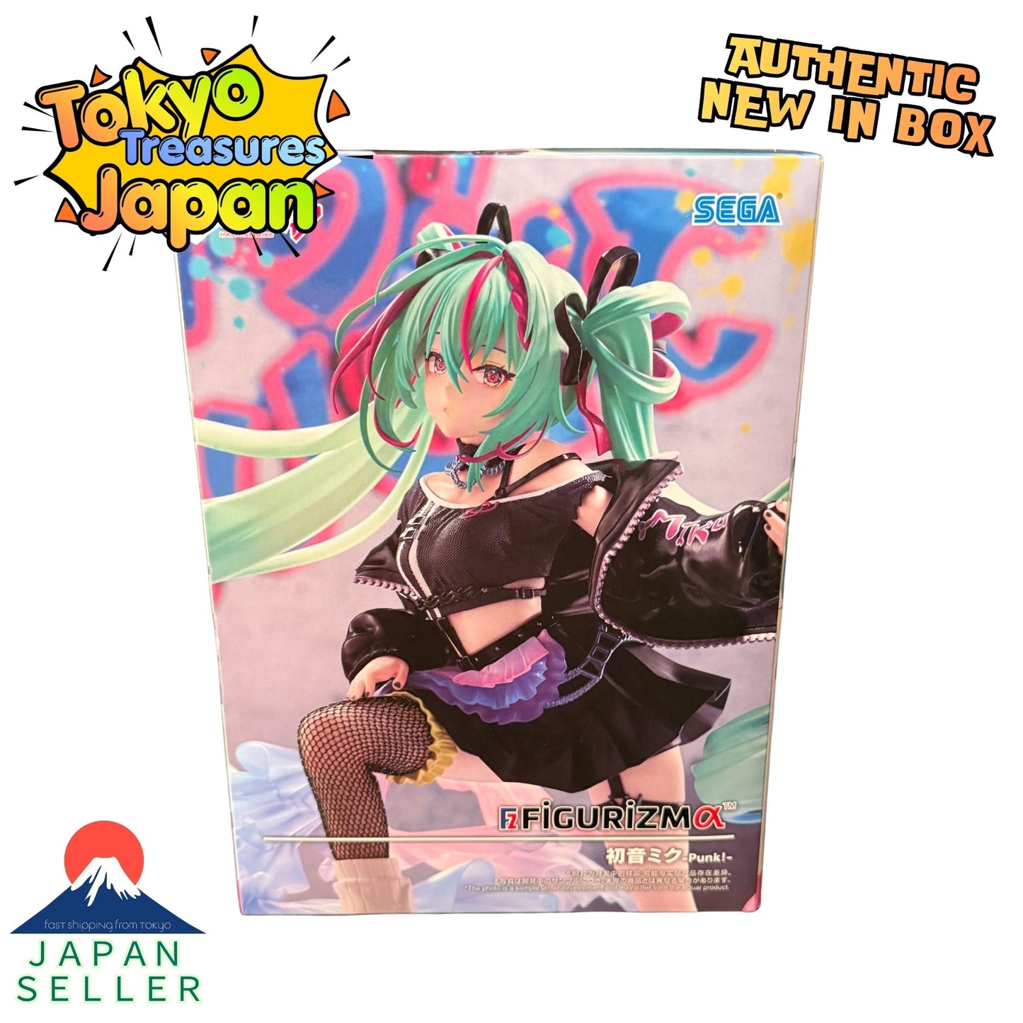 Hatsune Miku Series FIGURIZMα “Hatsune Miku”-Punk!-Authentic Japan