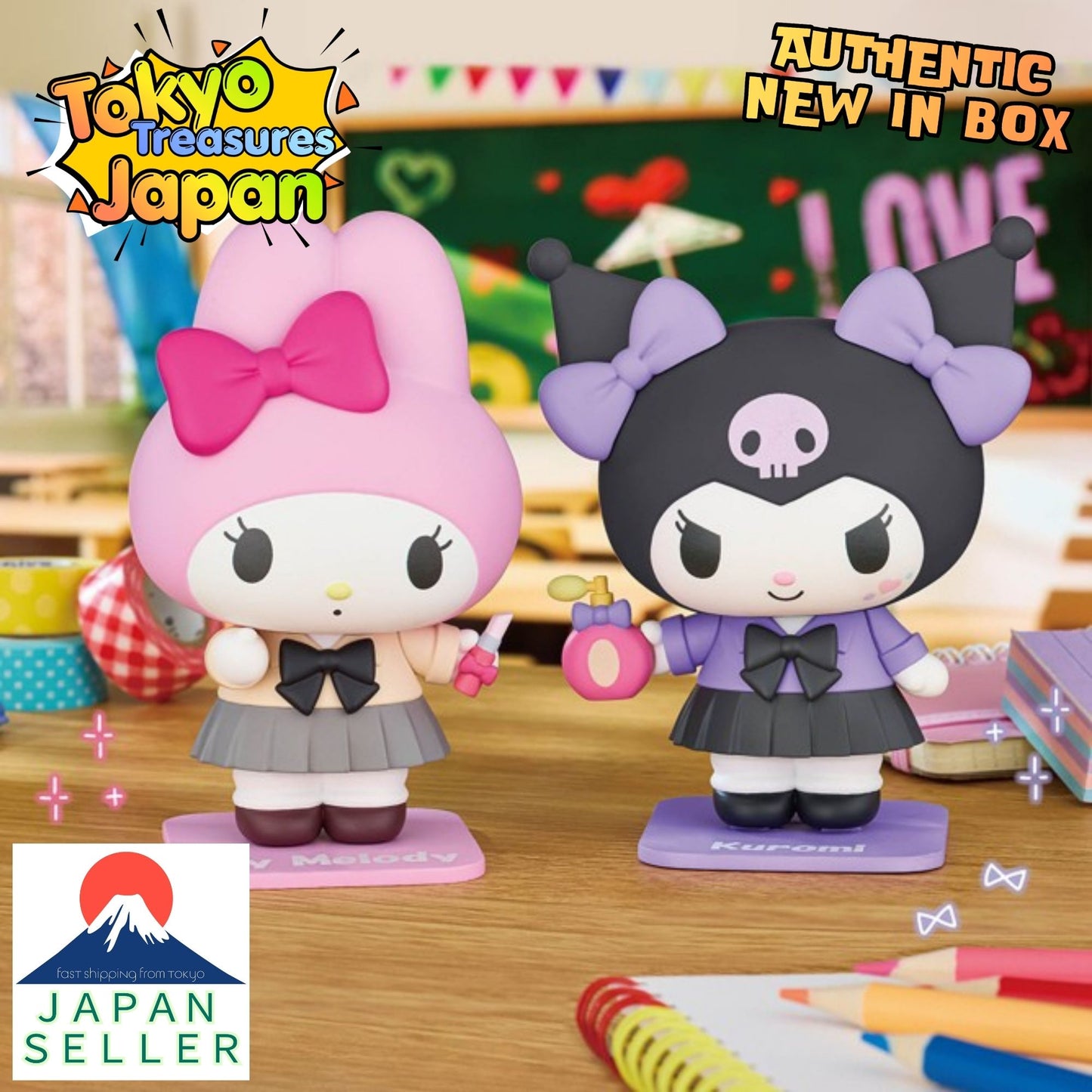 Sanrio Characters Cosplay Figure Collection ~My Melody&Kuromi~ (Set of 2)