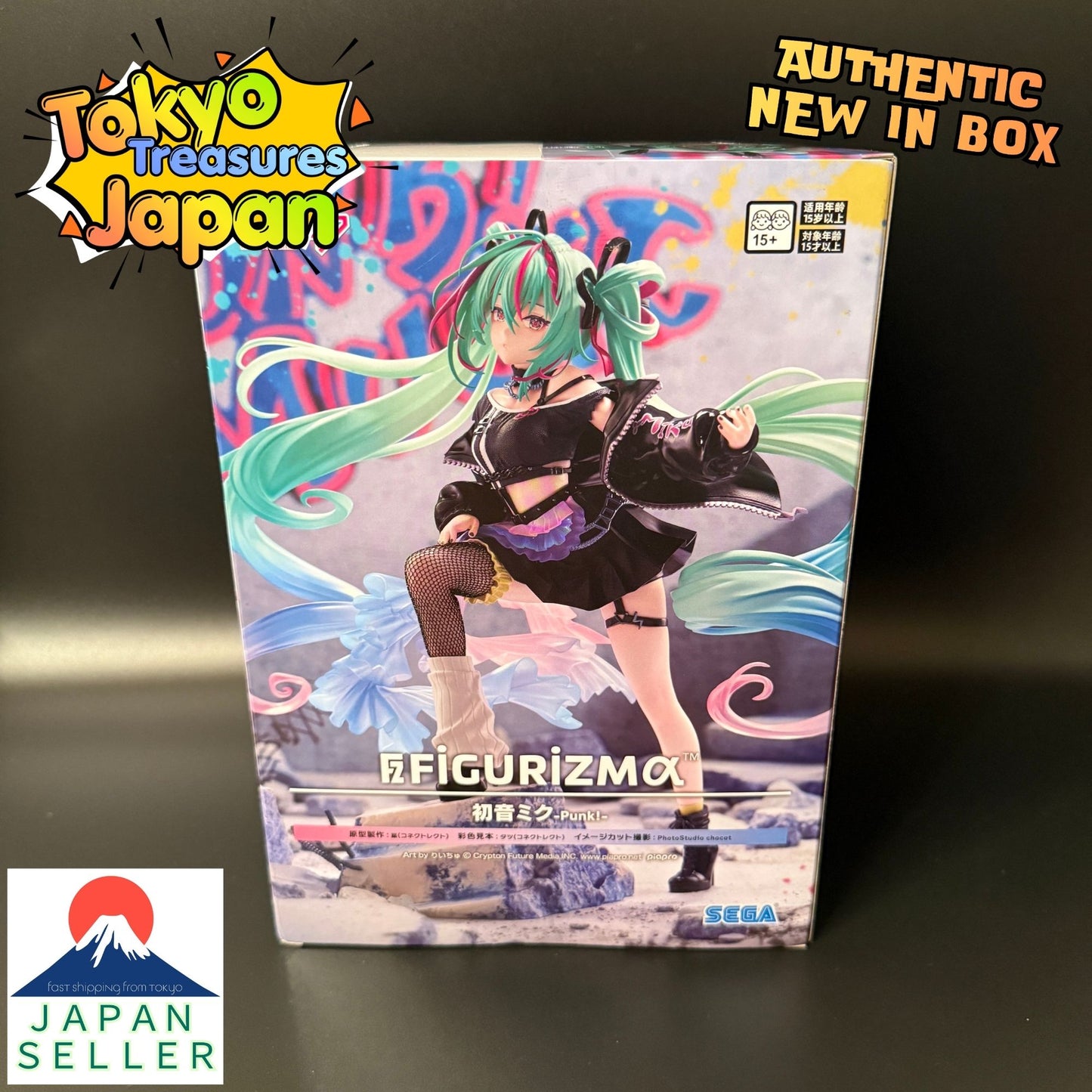Hatsune Miku Series FIGURIZMα “Hatsune Miku”-Punk!-Authentic Japan