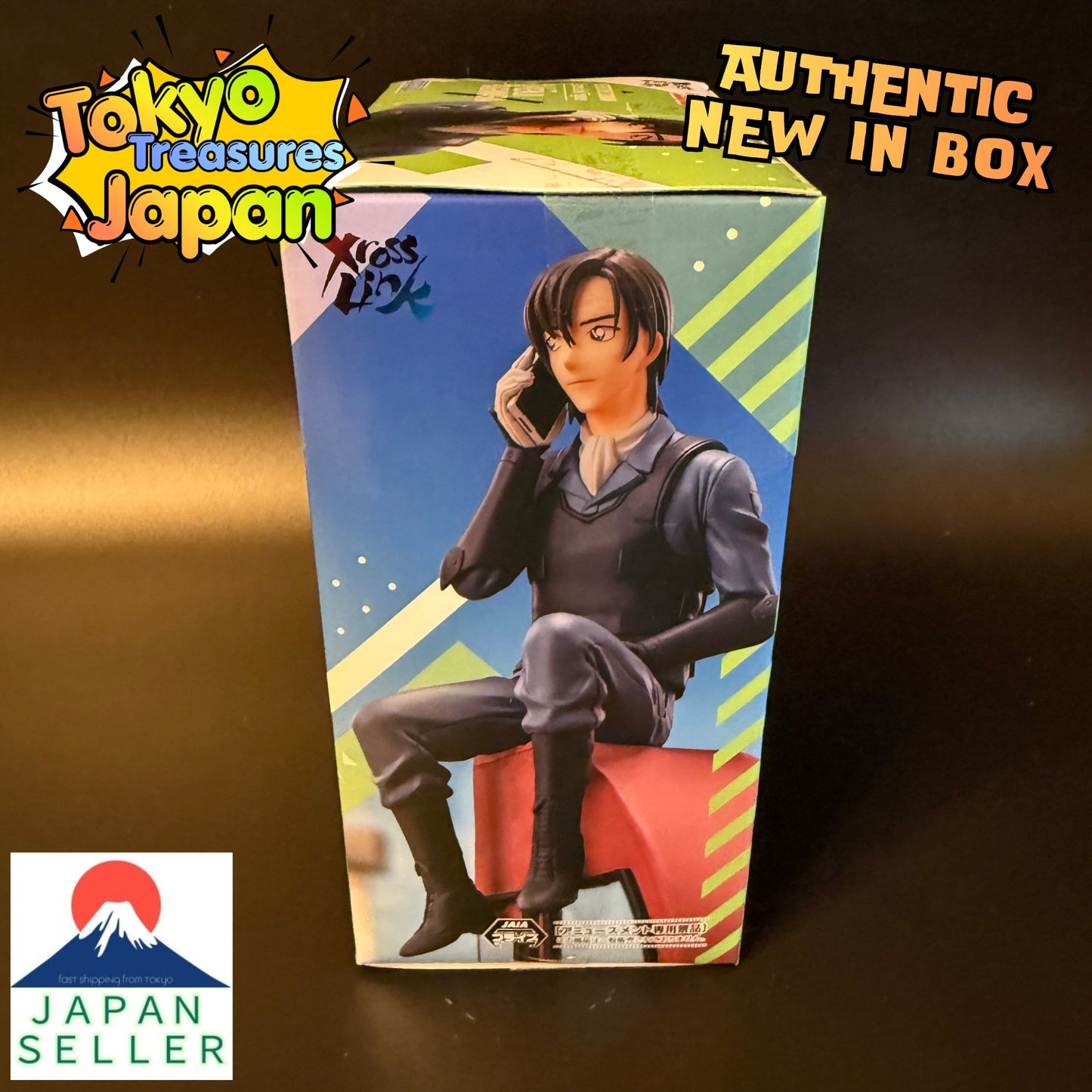 Detective Conan XrossLink Figure Kenji Hagiwara Sega Authentic Japan Anime
