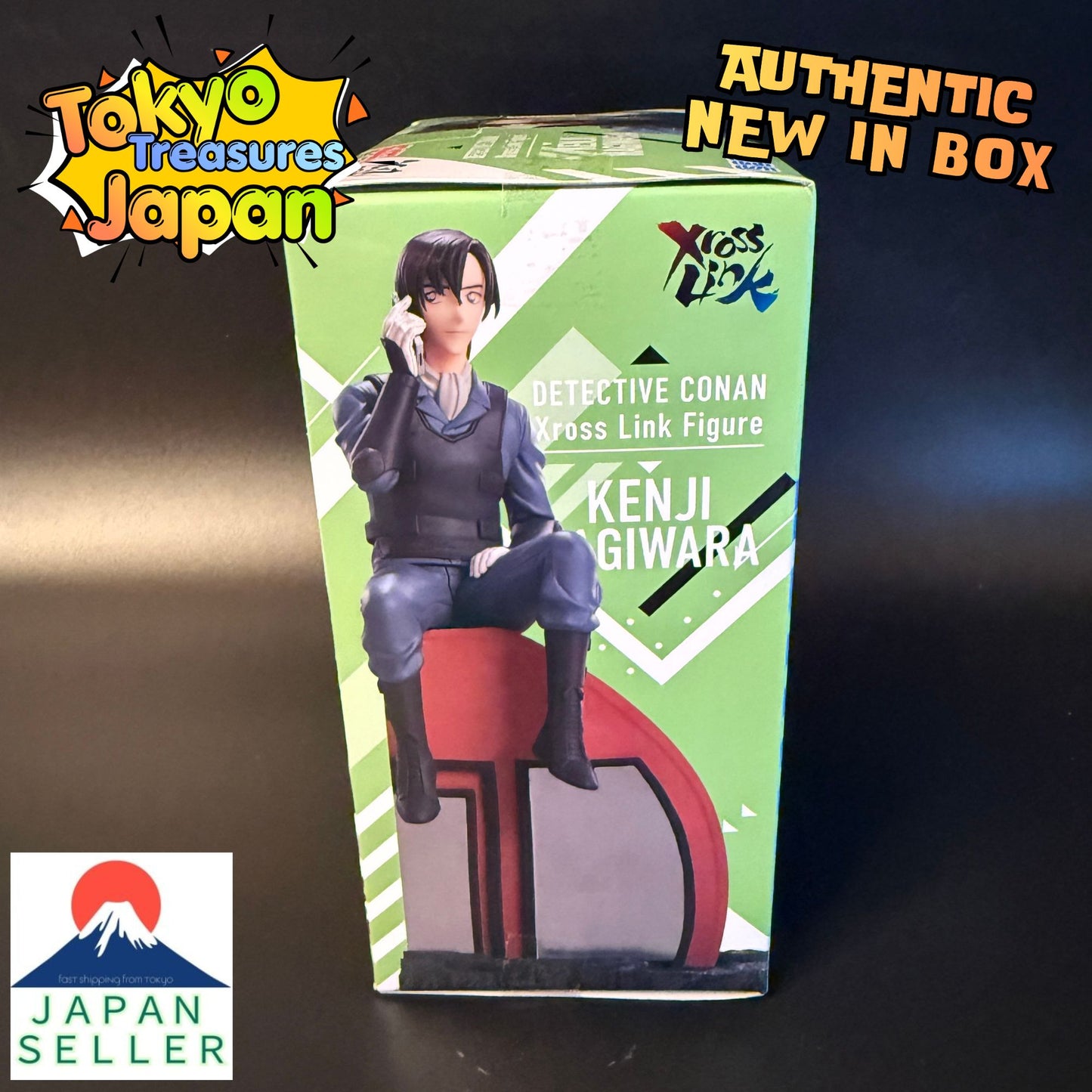 Detective Conan XrossLink Figure Kenji Hagiwara Sega Authentic Japan Anime