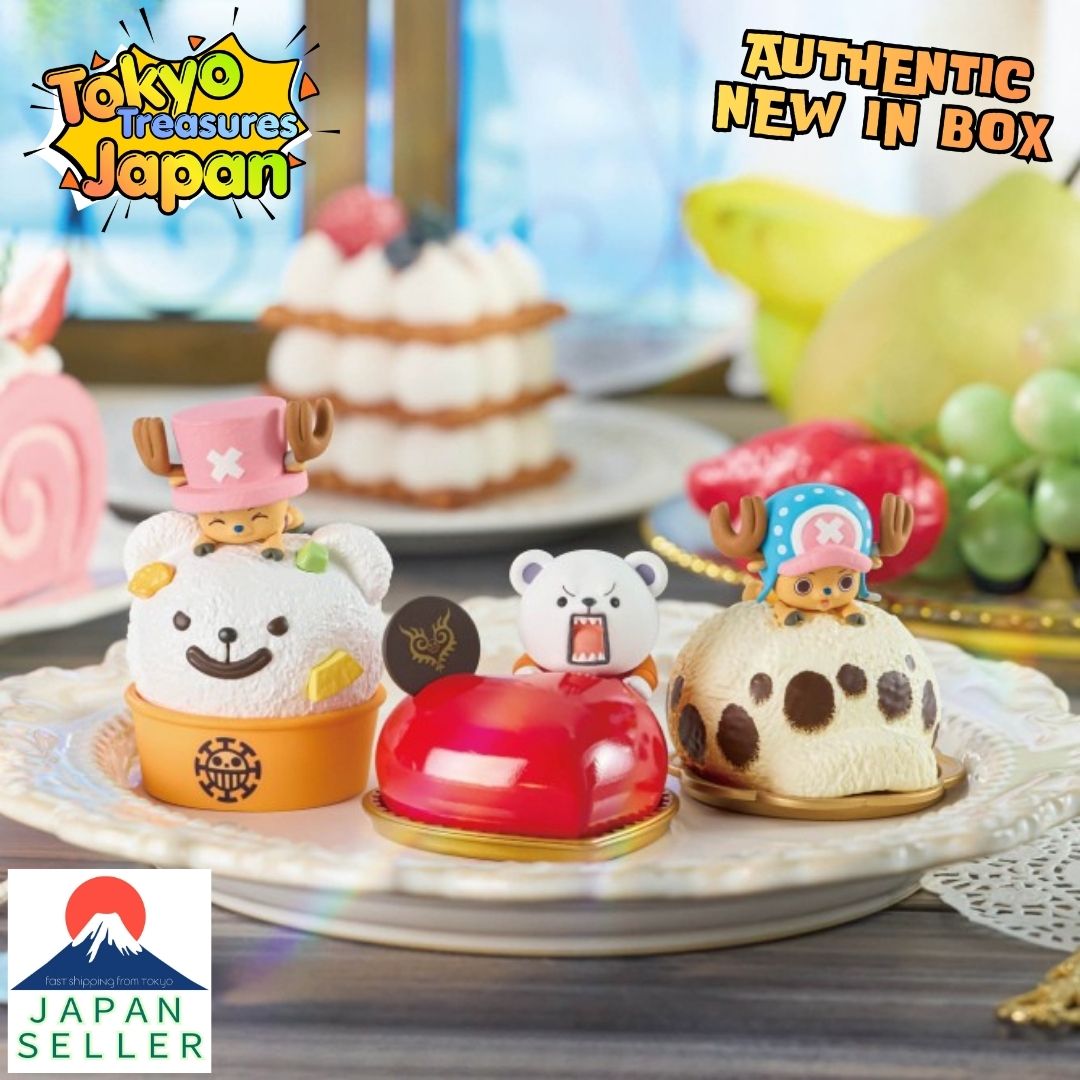 One Piece Paldolce Collection Chopper, Bepo, and the Heart Pirates 3-Piece Set