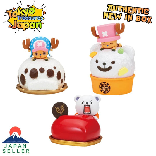 One Piece Paldolce Collection Chopper, Bepo, and the Heart Pirates 3-Piece Set